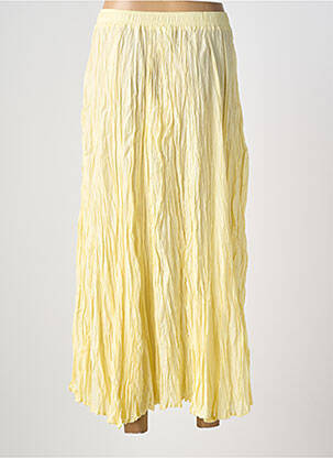 Jupe longue coupe fluide jaune COUTUREVE femme