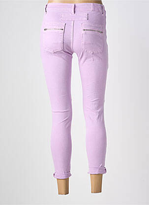 Jeans skinny taille normale taille normale violet MELLY & CO femme