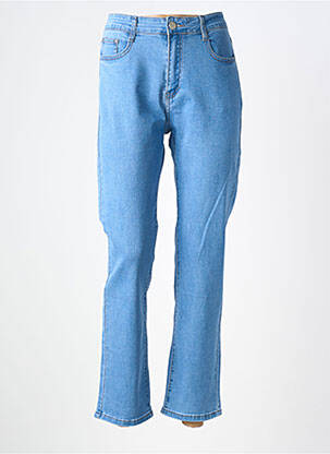 Jeans coupe slim taille haute taille haute bleu G-SMACK femme