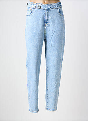 Jeans coupe droite taille haute taille haute bleu REDBERRY femme