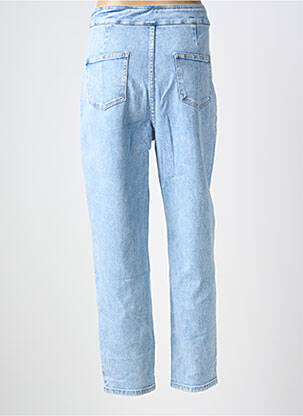 Jeans coupe droite taille haute taille haute bleu REDBERRY femme