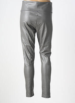 Legging tissage simili-cuir taille normale gris PANT'S femme