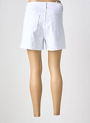 Short tissage denim taille normale blanc G-SMACK femme