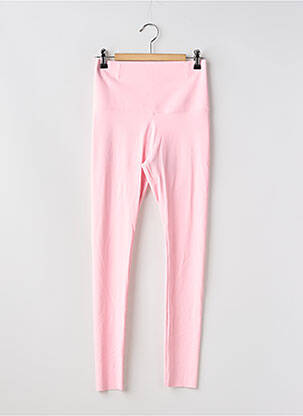 Legging effet matière satinée taille normale rose CHERRY KOKO femme