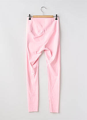 Legging effet matière satinée taille normale rose CHERRY KOKO femme
