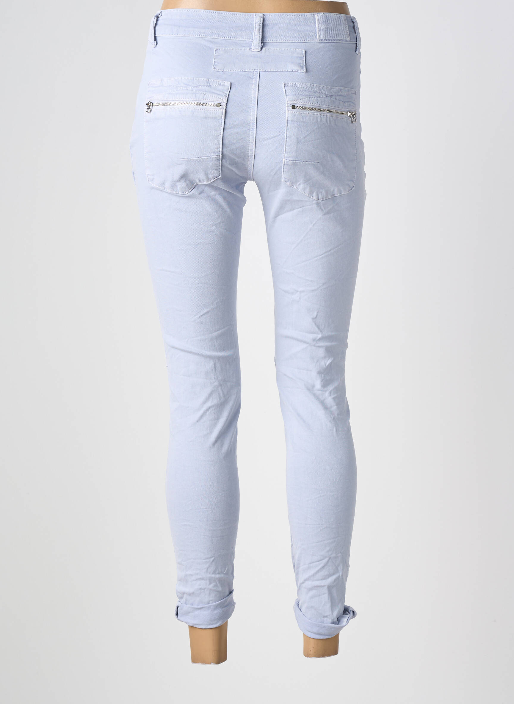 Jeans skinny taille normale taille normale bleu MELLY & CO femme