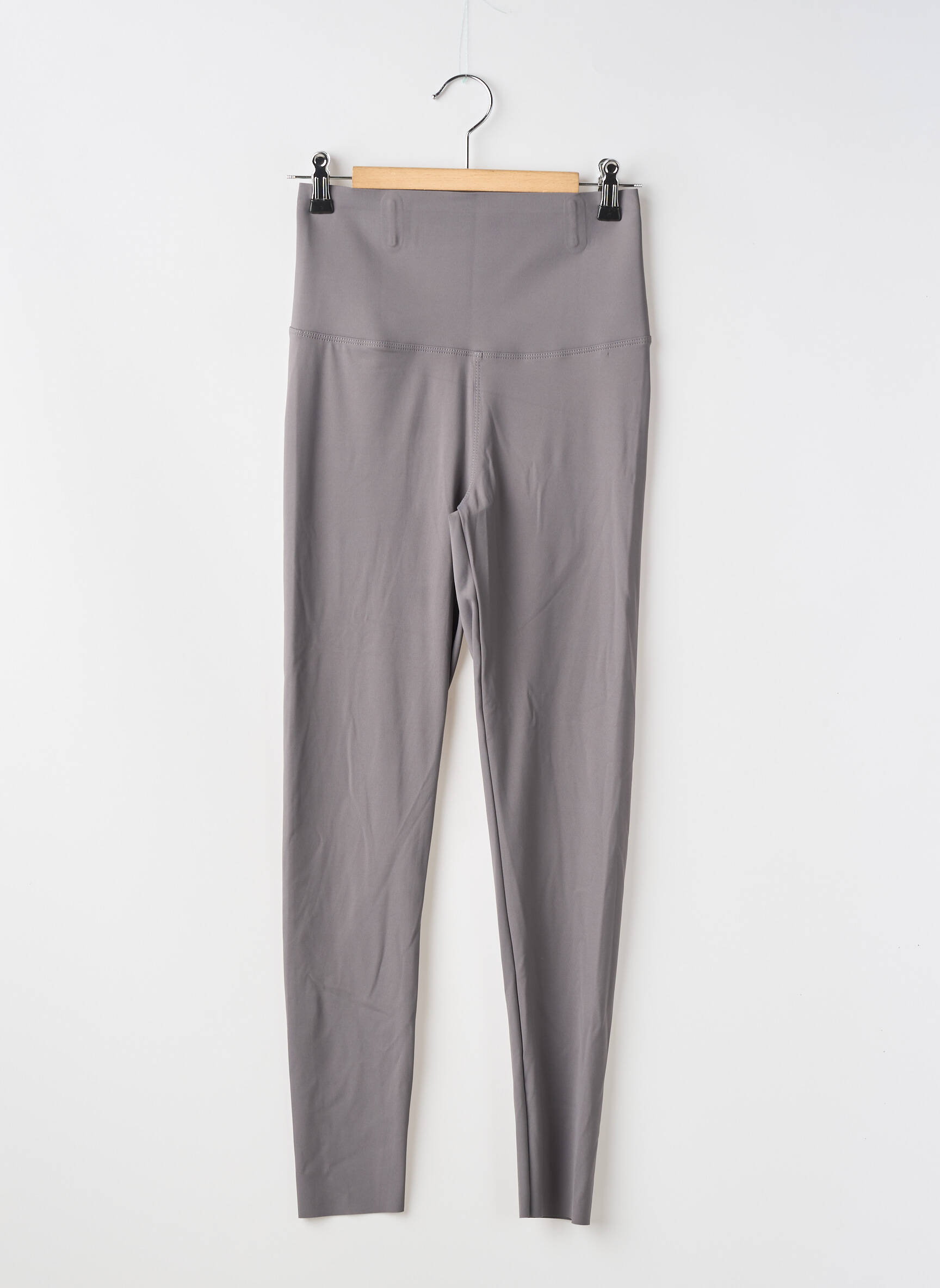 Legging effet matière satinée taille normale gris CHERRY KOKO femme