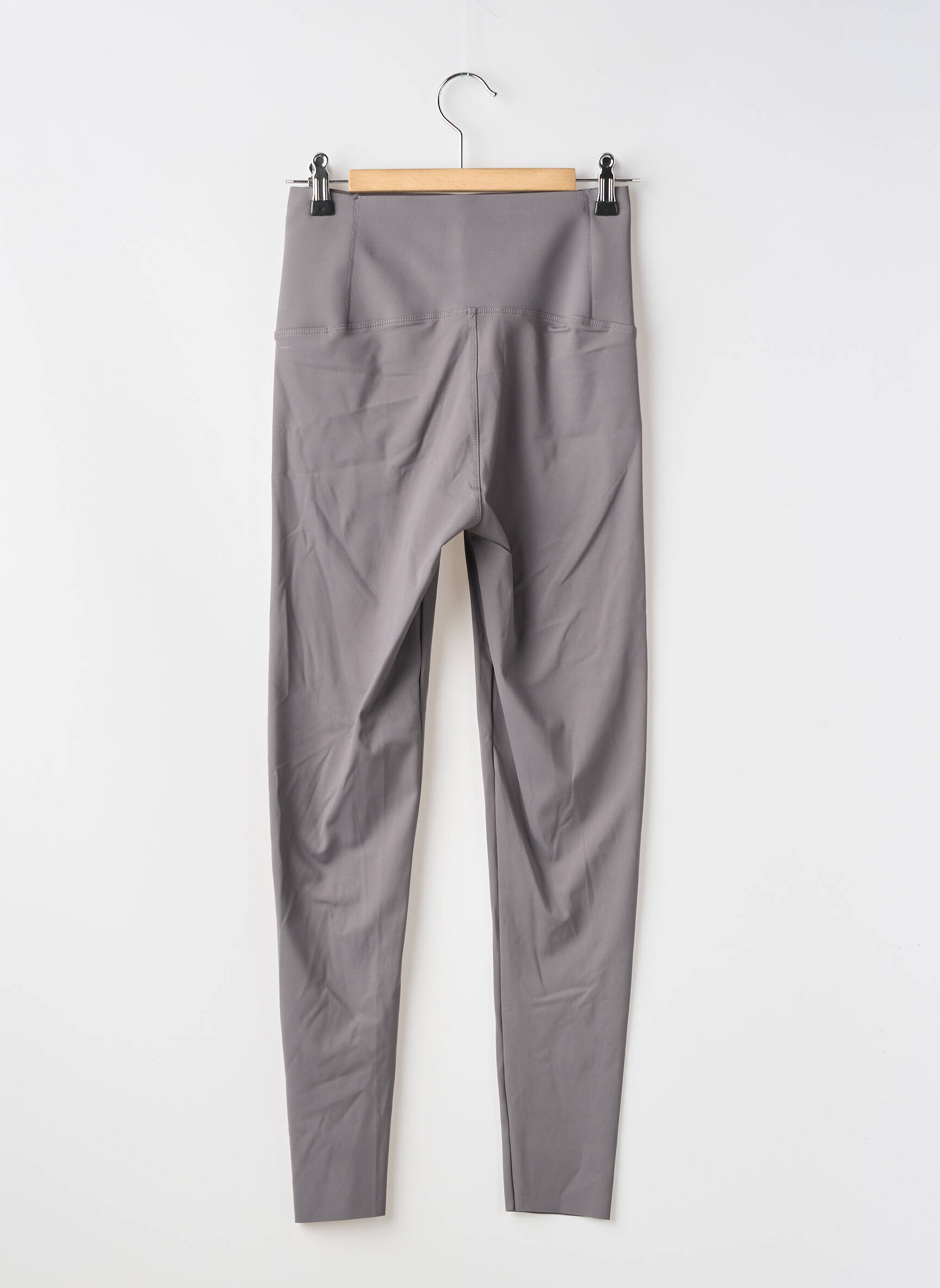 Legging effet matière satinée taille normale gris CHERRY KOKO femme