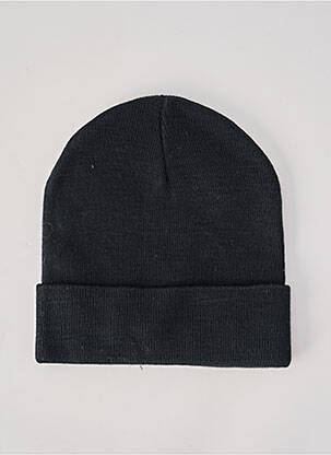 Bonnet maille fine noir SERGE BLANCO homme
