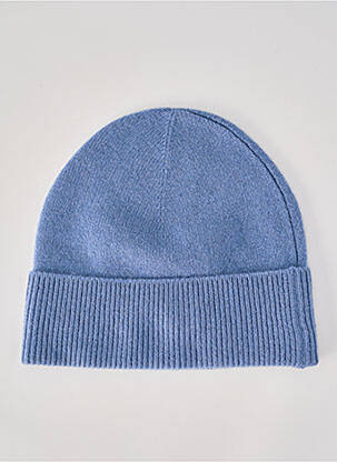 Bonnet maille fine bleu SERGE BLANCO homme