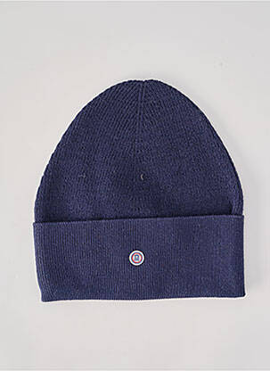 Bonnet maille fine bleu SERGE BLANCO homme