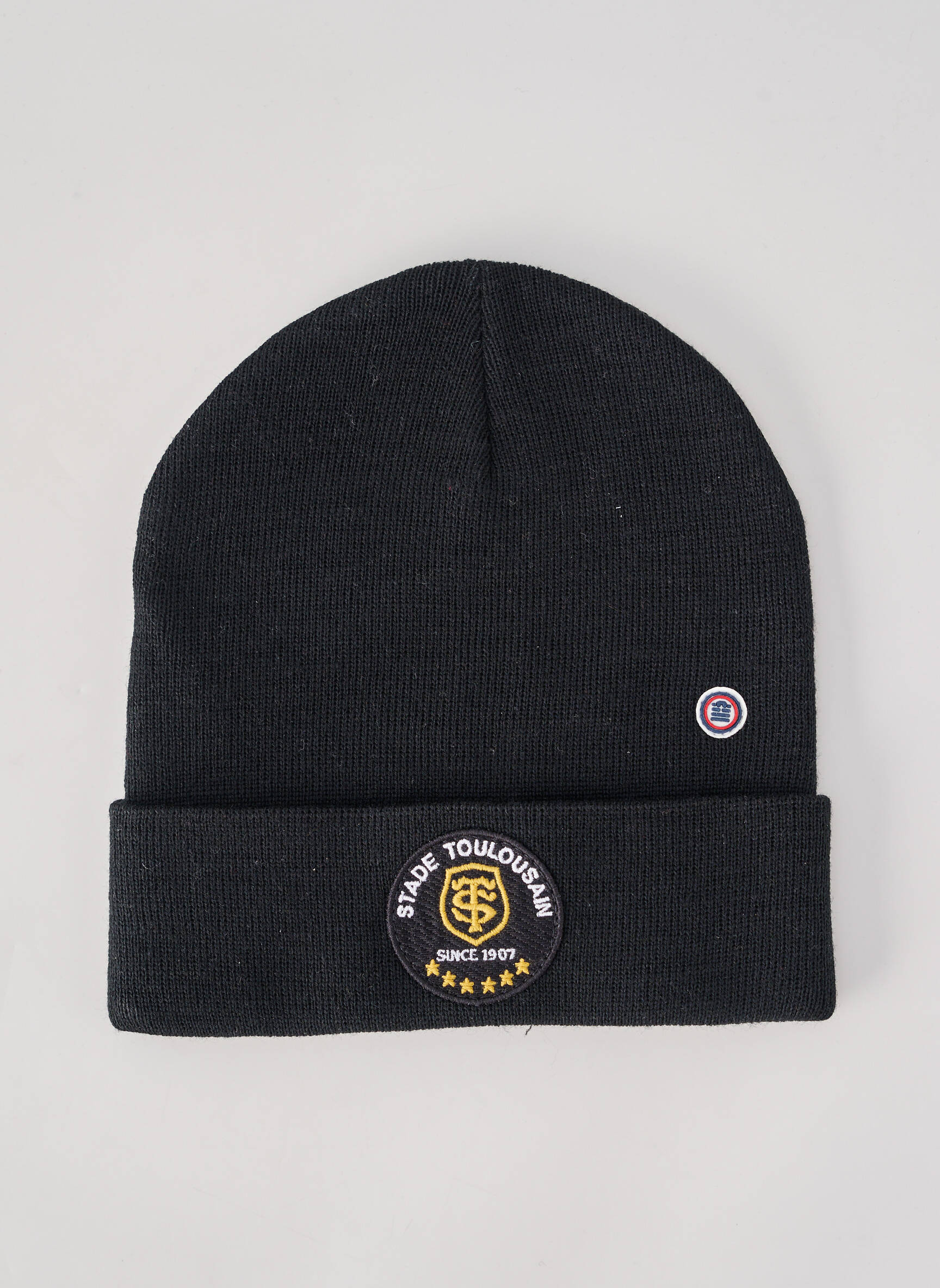 Bonnet maille fine noir SERGE BLANCO homme