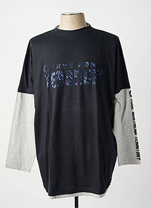 T-shirt stretch manches longues noir AERO homme