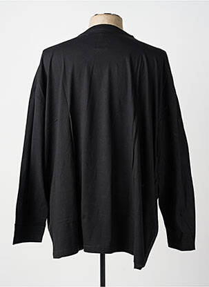 T-shirt stretch manches longues noir ALLSIZE homme