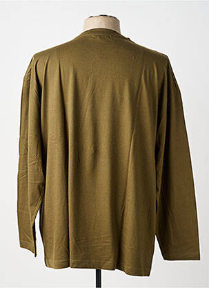 T-shirt stretch manches longues vert ALLSIZE homme