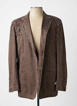 Blazer manches longues marron DANIEL HECHTER homme
