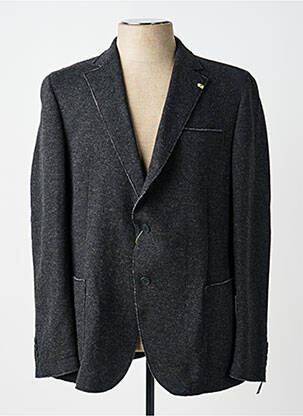 Blazer tissage chiné gris PURPLE LABEL BY BENVENUTO homme