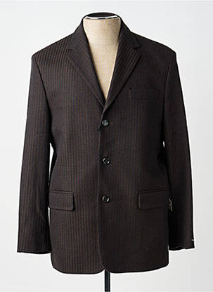 Veste chic coupe cintrée marron LUCAS DELLI homme