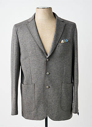 Veste chic tissage chiné gris AT.P.CO homme