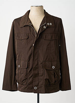 Coupe-vent poches sans capuche marron JUPITER homme