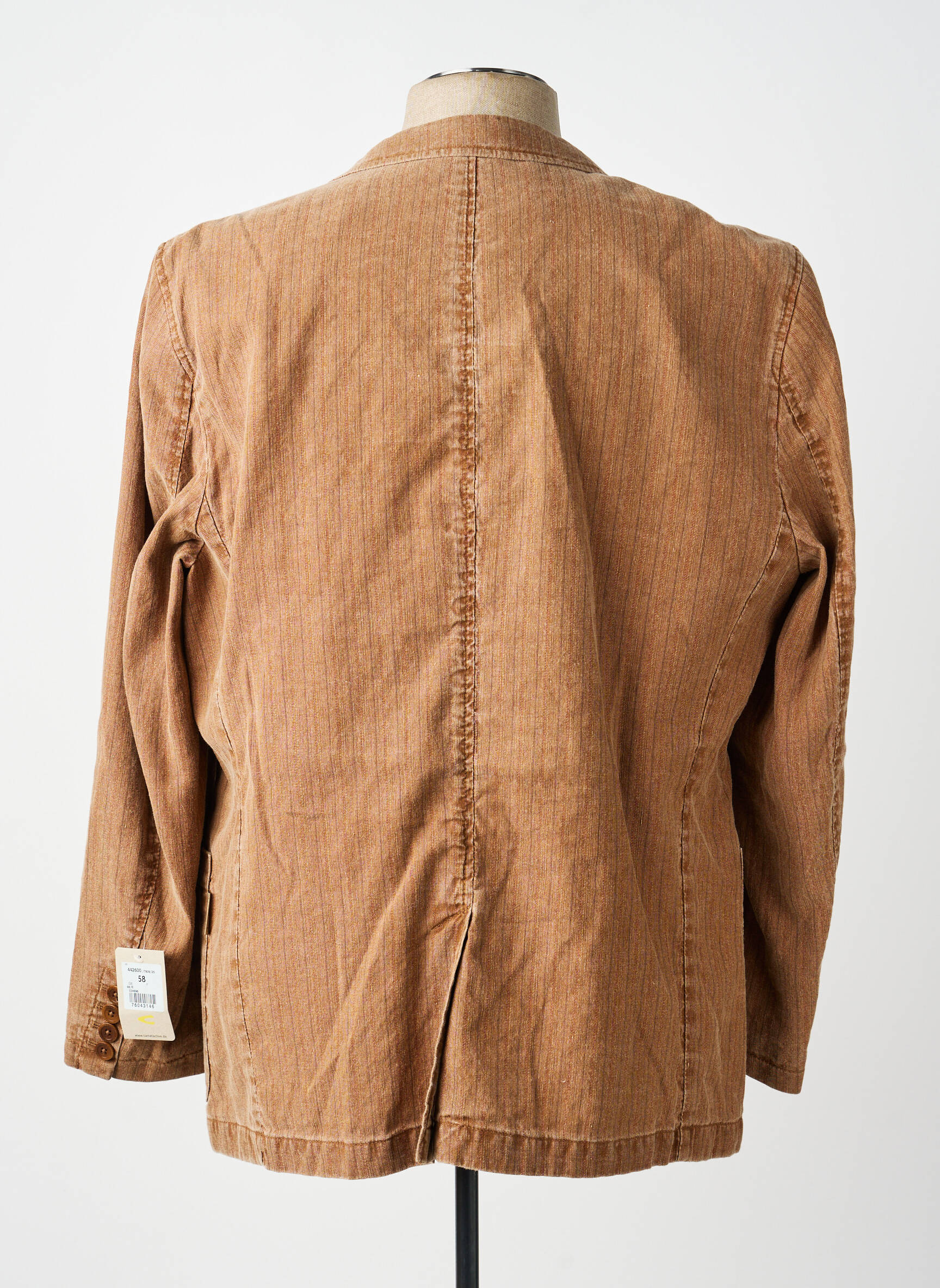 Blazer finition intérieure doublée marron CAMEL ACTIVE homme