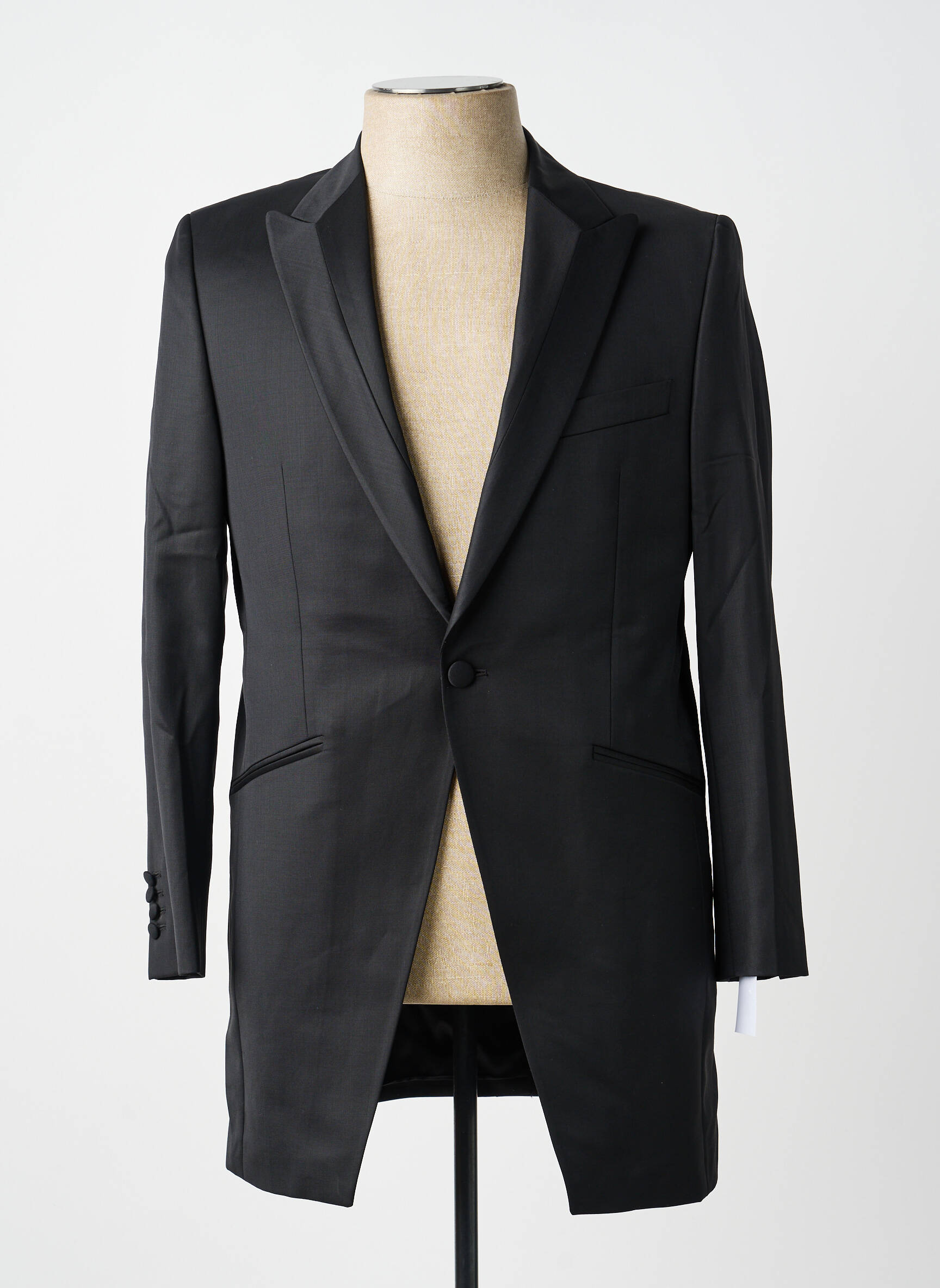 Veste chic coupe cintrée noir BRANTON homme