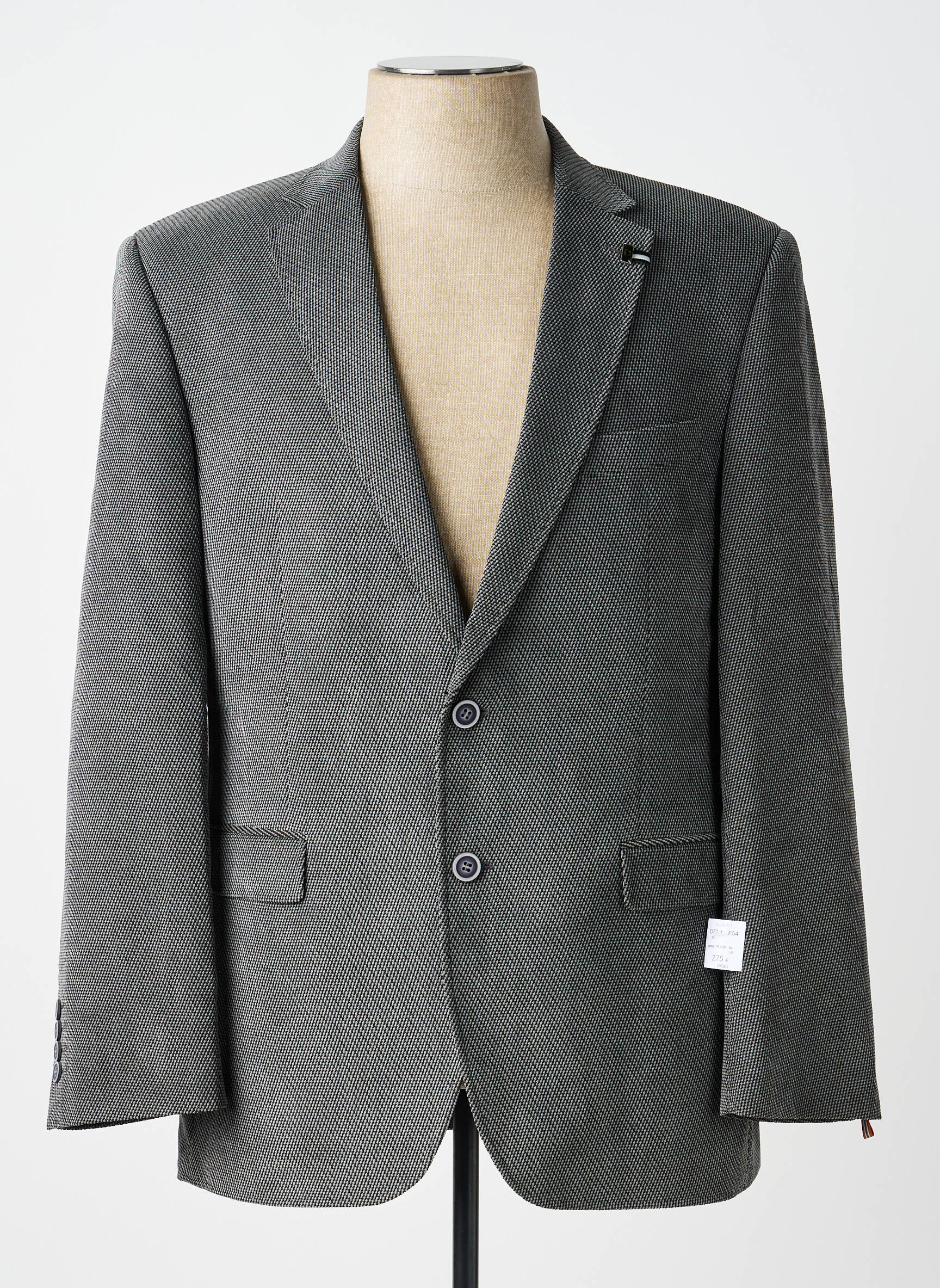 Blazer finition intérieure doublée gris DIGEL homme