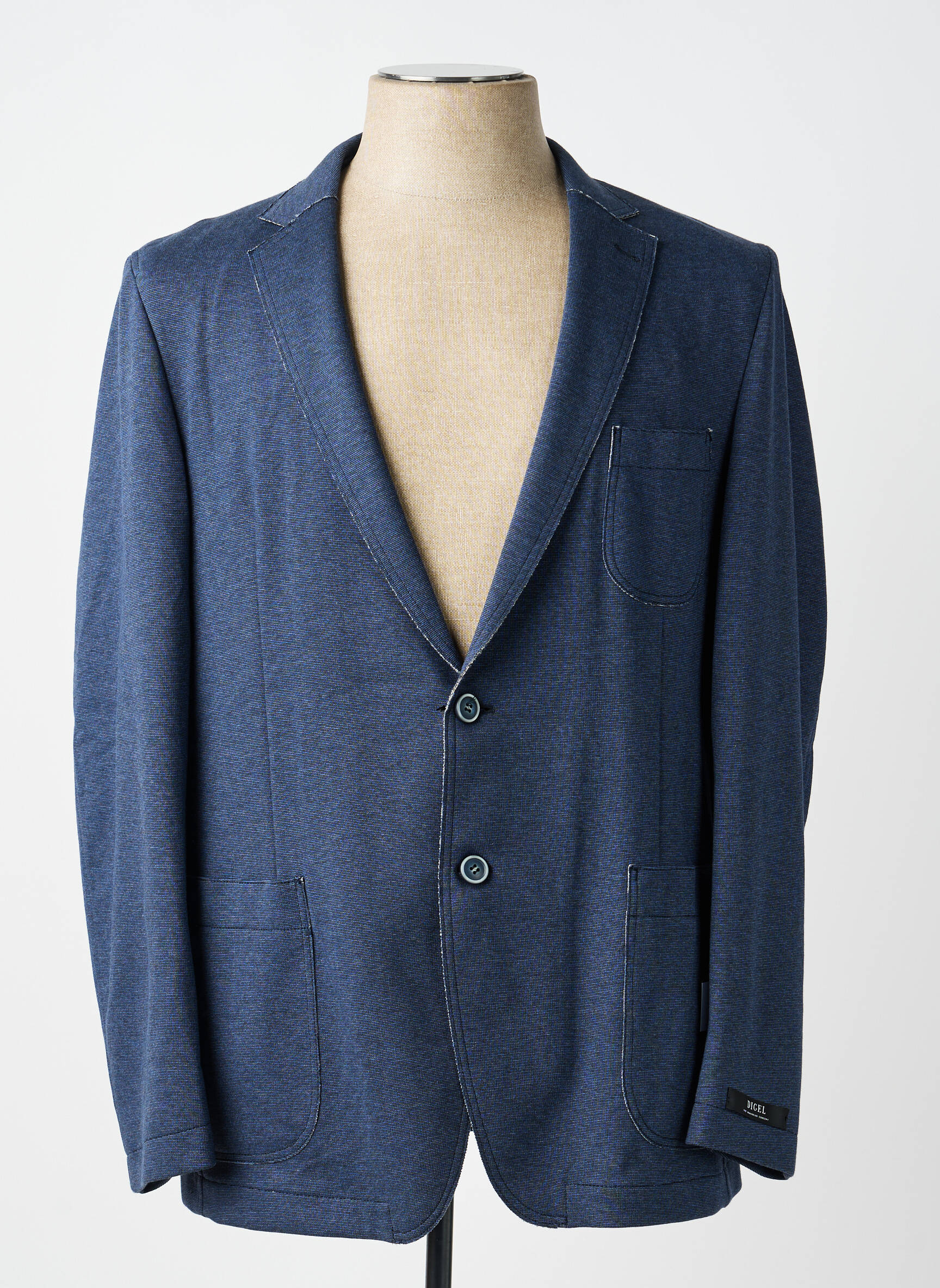 Blazer tissage chiné bleu DIGEL homme