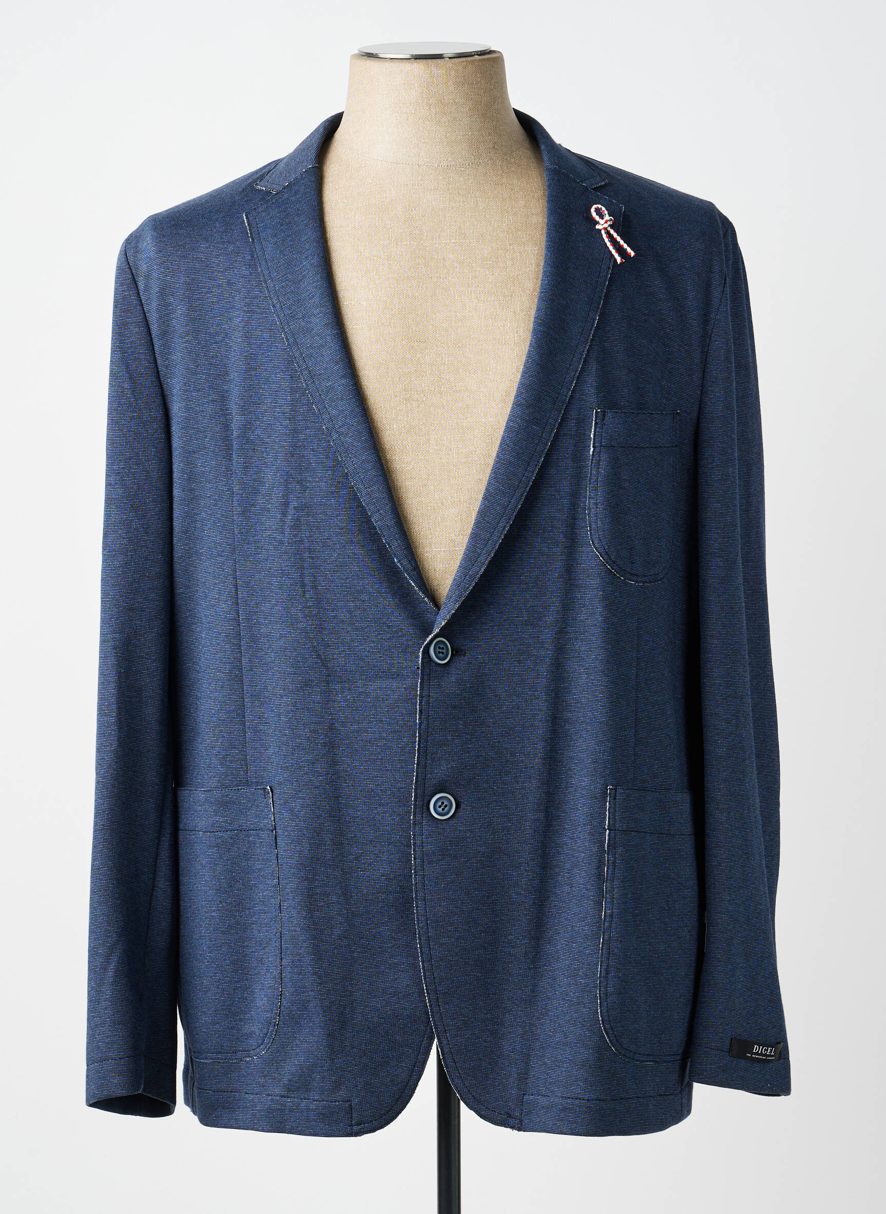 Blazer tissage chiné bleu DIGEL homme