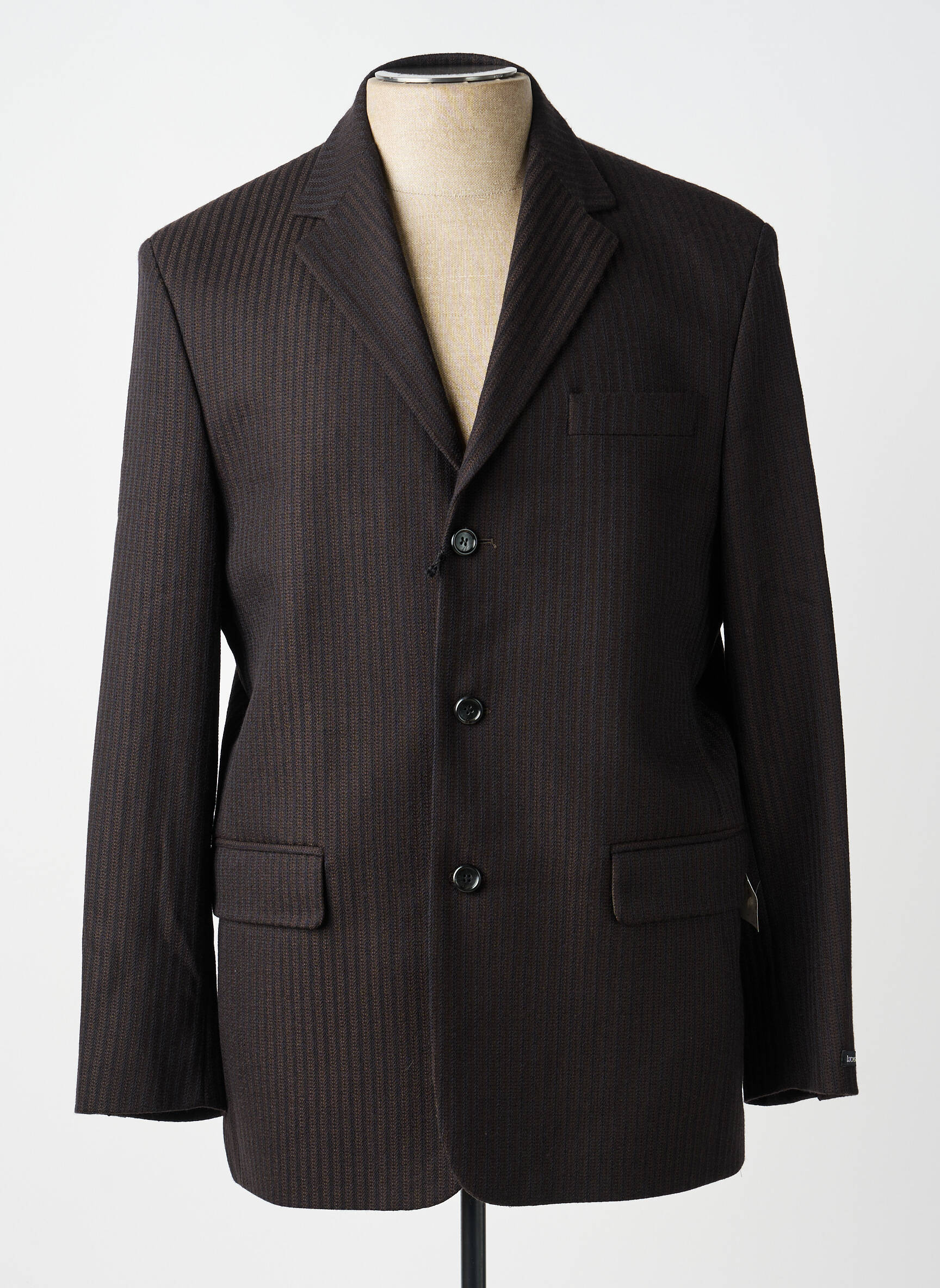 Veste chic coupe cintrée marron LUCAS DELLI homme