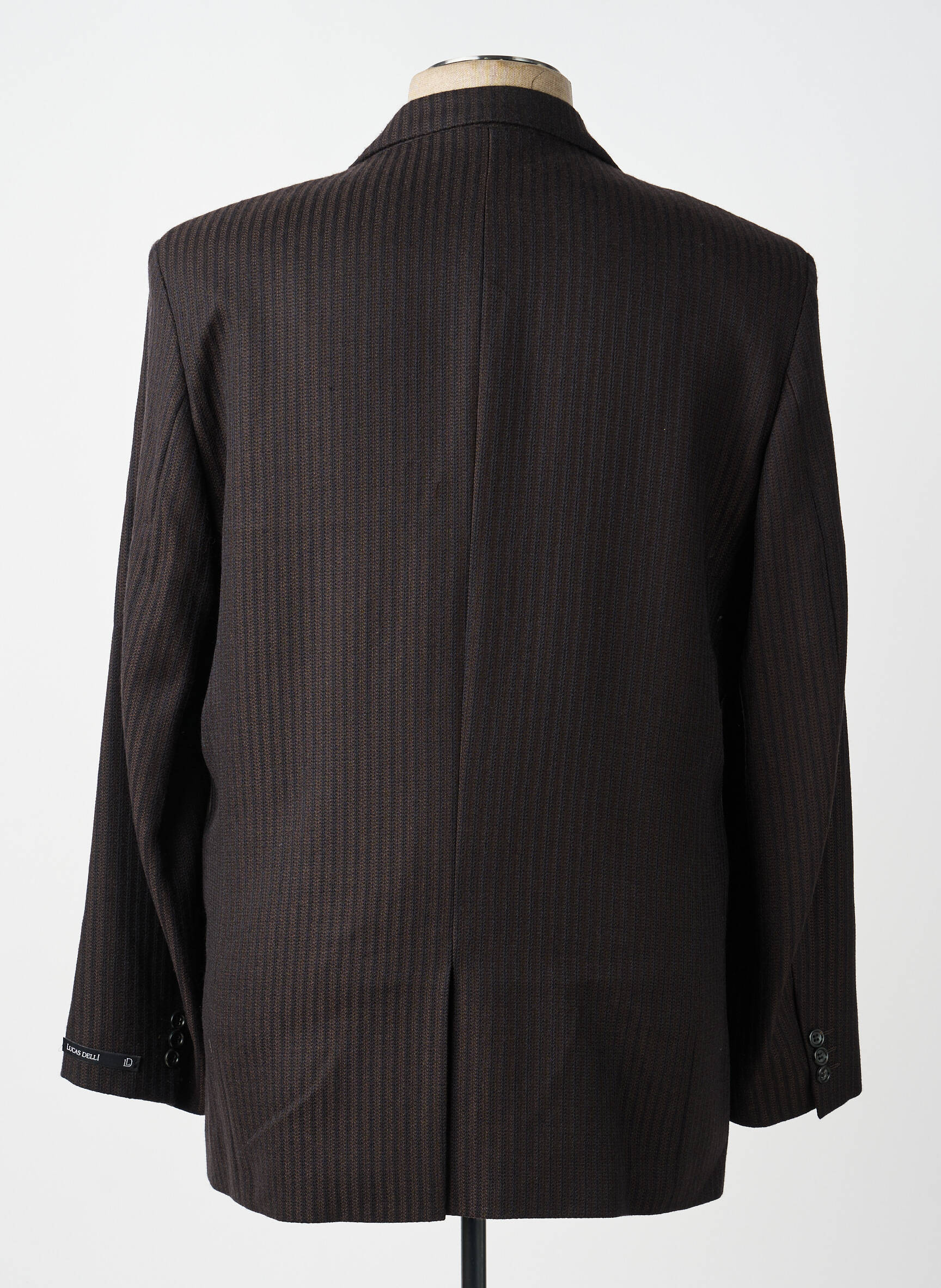 Veste chic coupe cintrée marron LUCAS DELLI homme
