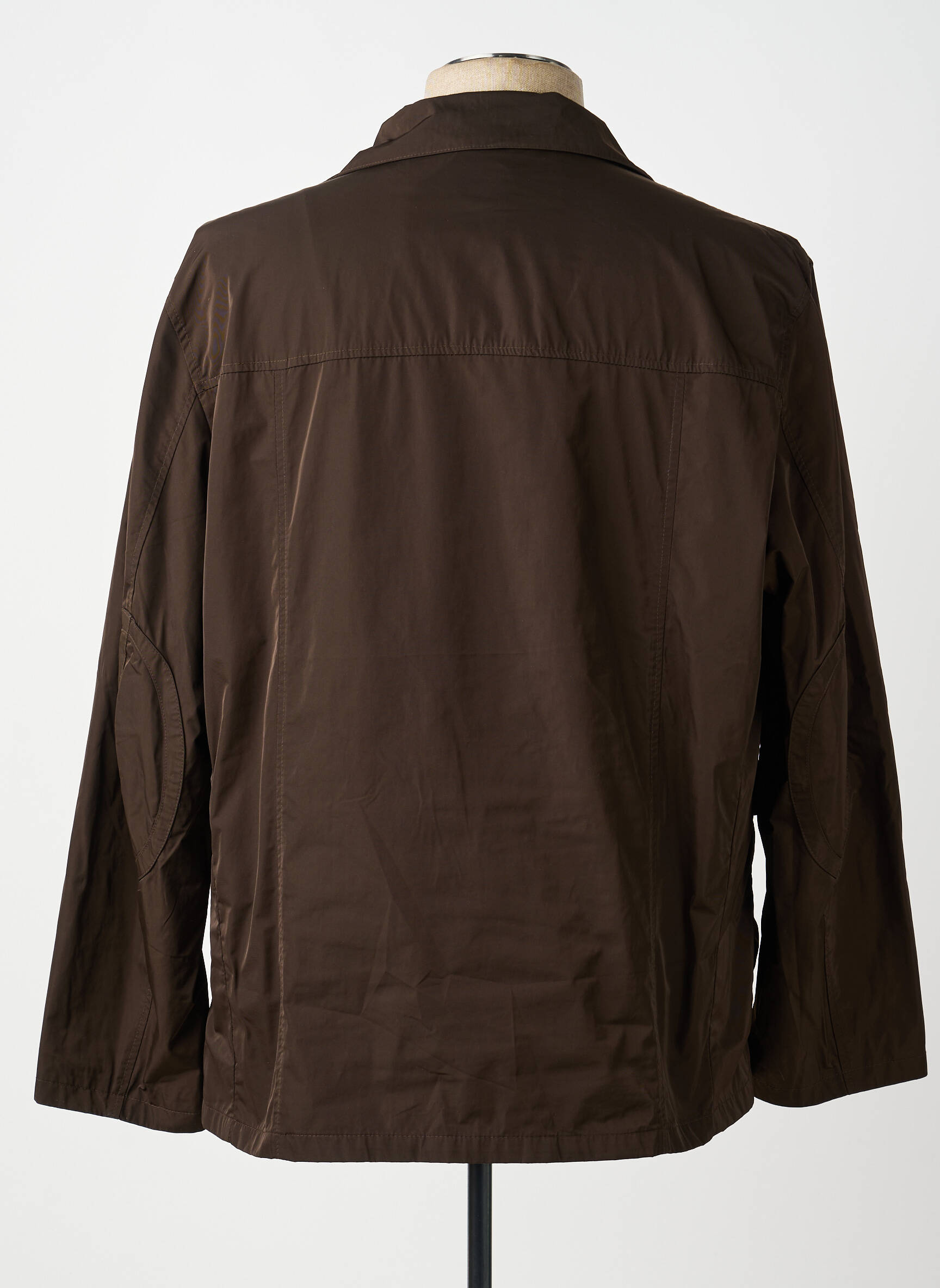 Coupe-vent poches sans capuche marron JUPITER homme