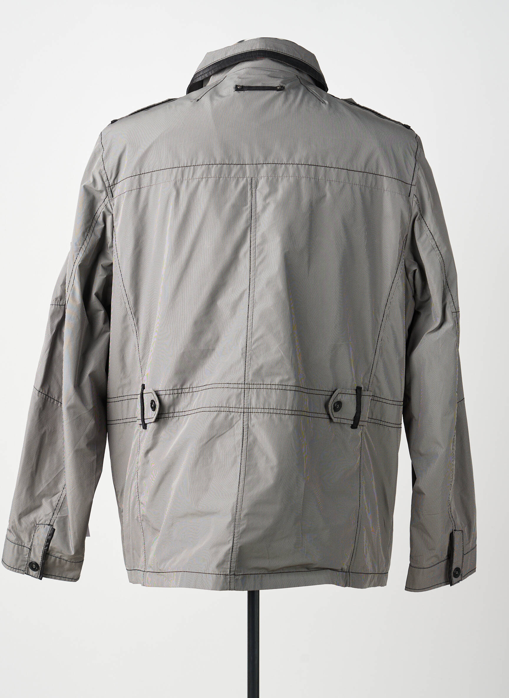 Veste casual coupe droite gris CABANO homme