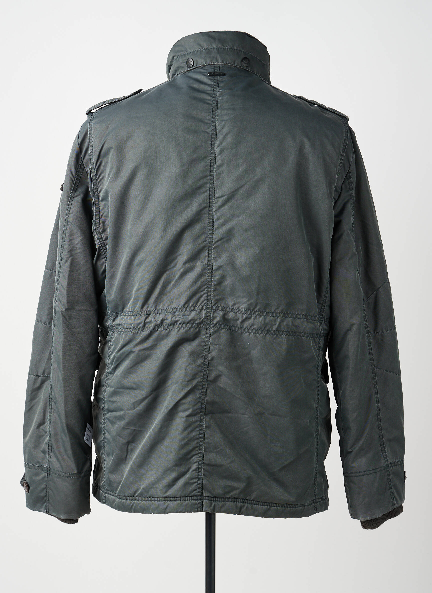 Parka manches longues sans capuche gris RESET homme