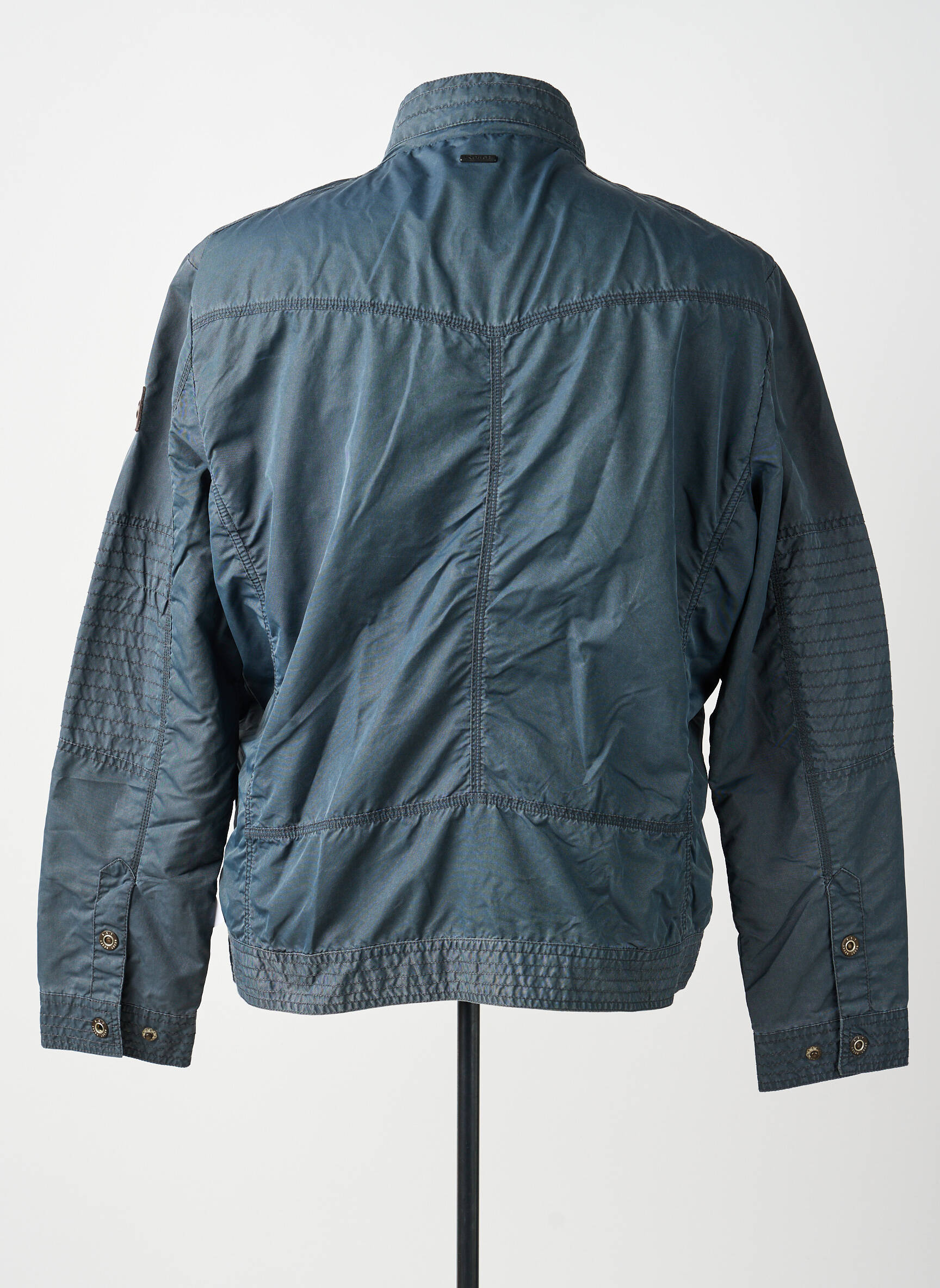 Veste casual coupe droite bleu RESET homme