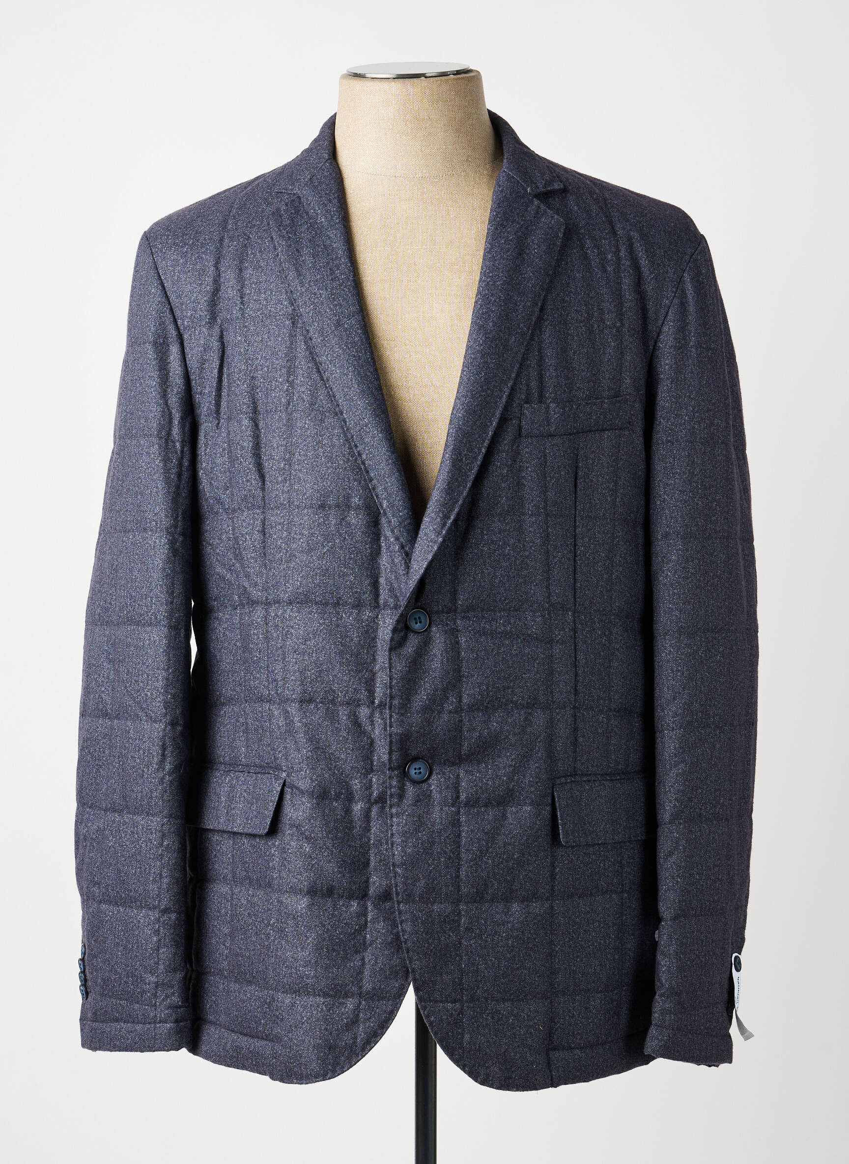 Blazer tissage chiné bleu DANIEL HECHTER homme
