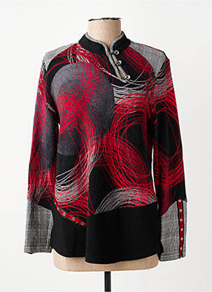 Pull coupe droite manches longues noir MERI & ESCA femme