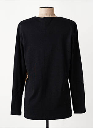 Pull coupe droite manches longues marron BAGORAZ femme