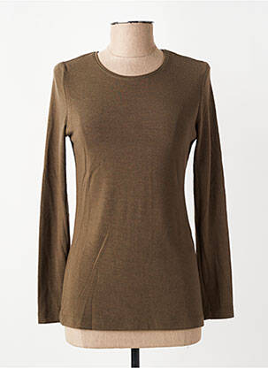 Pull coupe cintrée manches longues vert MERI & ESCA femme