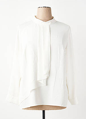 Top manches longues manches longues blanc GUY DUBOUIS femme