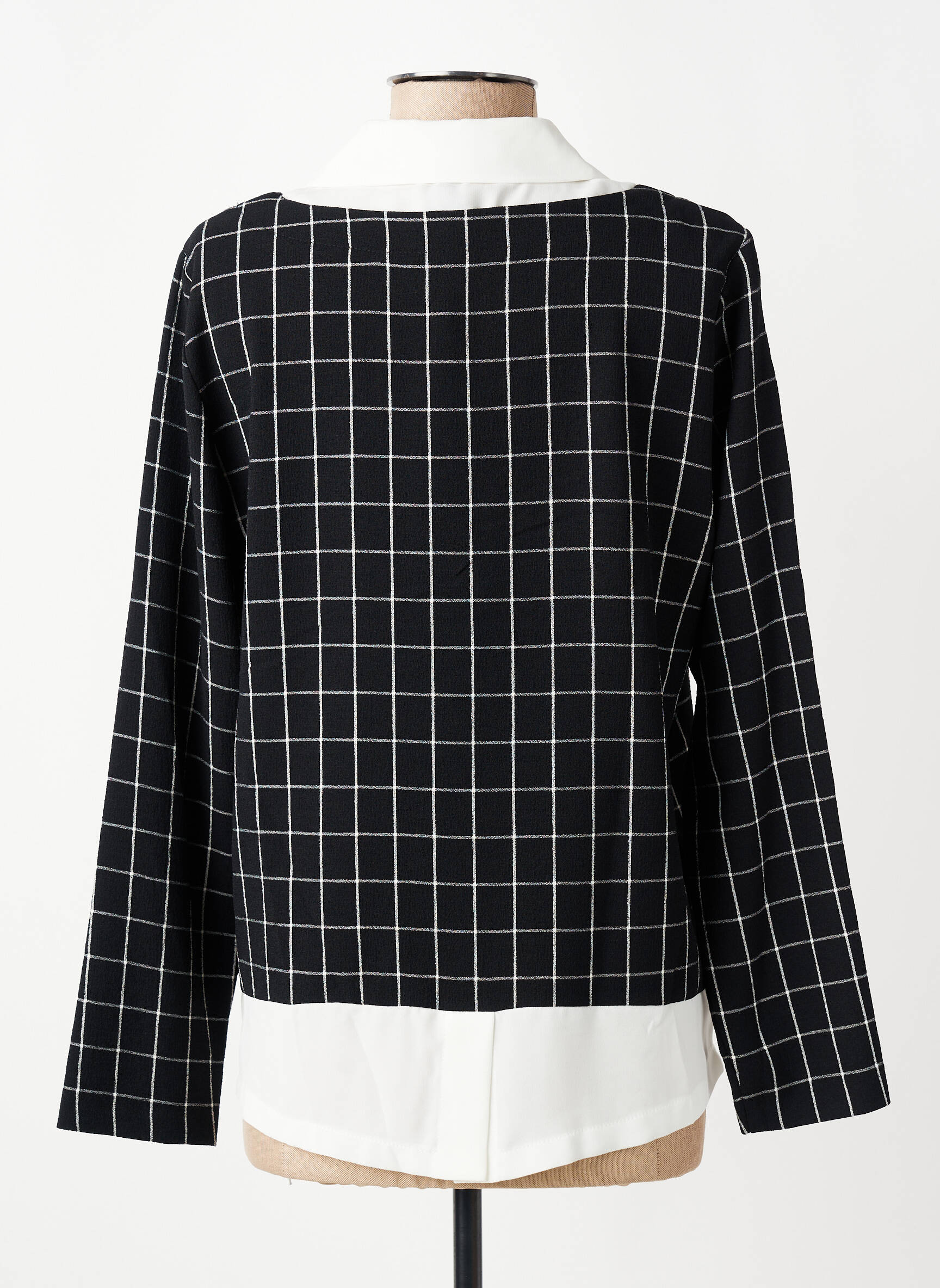 Top manches longues manches longues noir FRANCE RIVOIRE femme