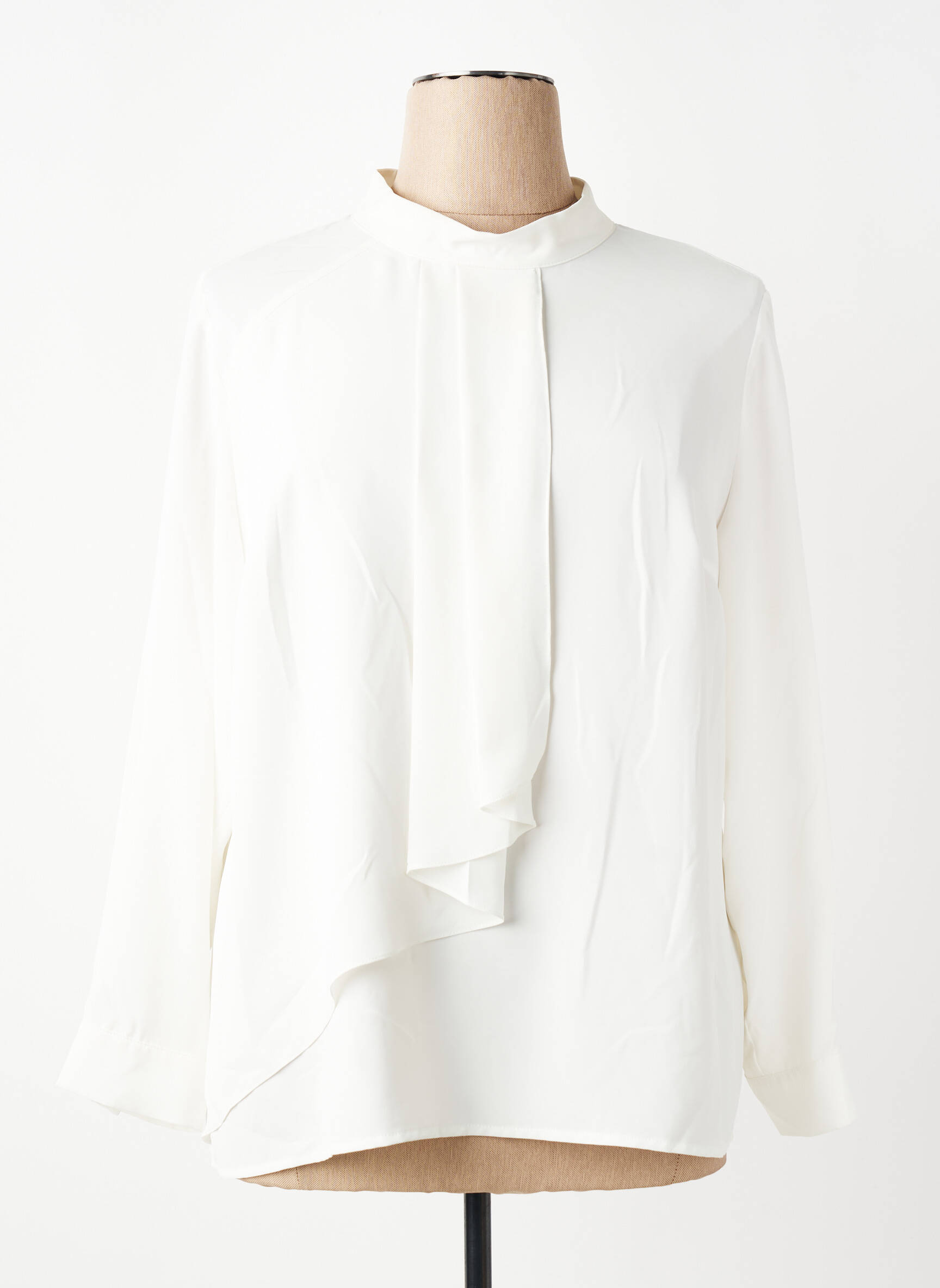 Top manches longues manches longues blanc GUY DUBOUIS femme