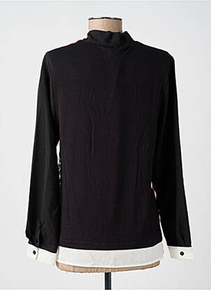Blouse imprimé fantaisie manches longues noir GUY DUBOUIS femme