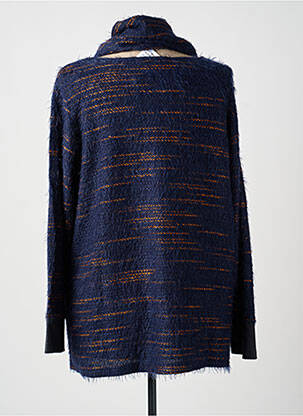 Pull coupe cintrée manches longues bleu MERI & ESCA femme
