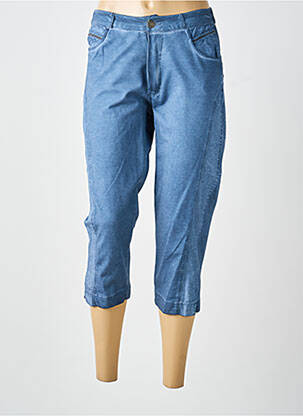 Pantacourt stretch taille normale bleu MERI & ESCA femme