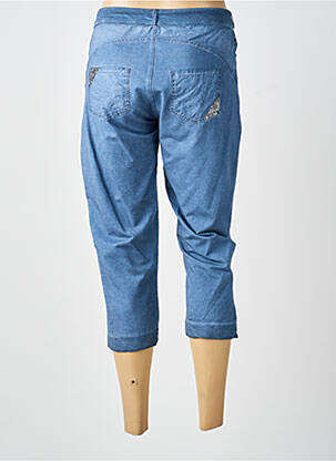 Pantacourt stretch taille normale bleu MERI & ESCA femme