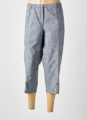 Pantacourt coupe droite taille normale gris FRANCE RIVOIRE femme