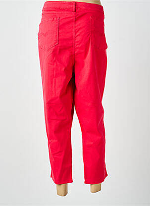Pantacourt stretch taille normale rouge MERI & ESCA femme