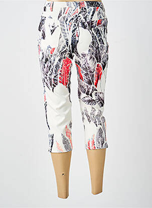 Pantacourt taille normale taille normale blanc FRANCE RIVOIRE femme