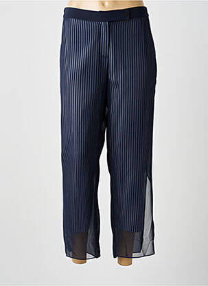 Pantalon droit stretch taille normale bleu MERI & ESCA femme